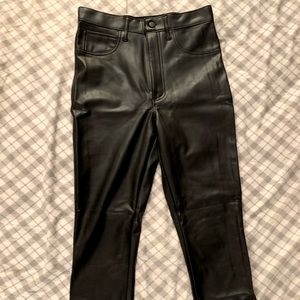 NWOT Abercrombie & Fitch Vegan Leather Pants